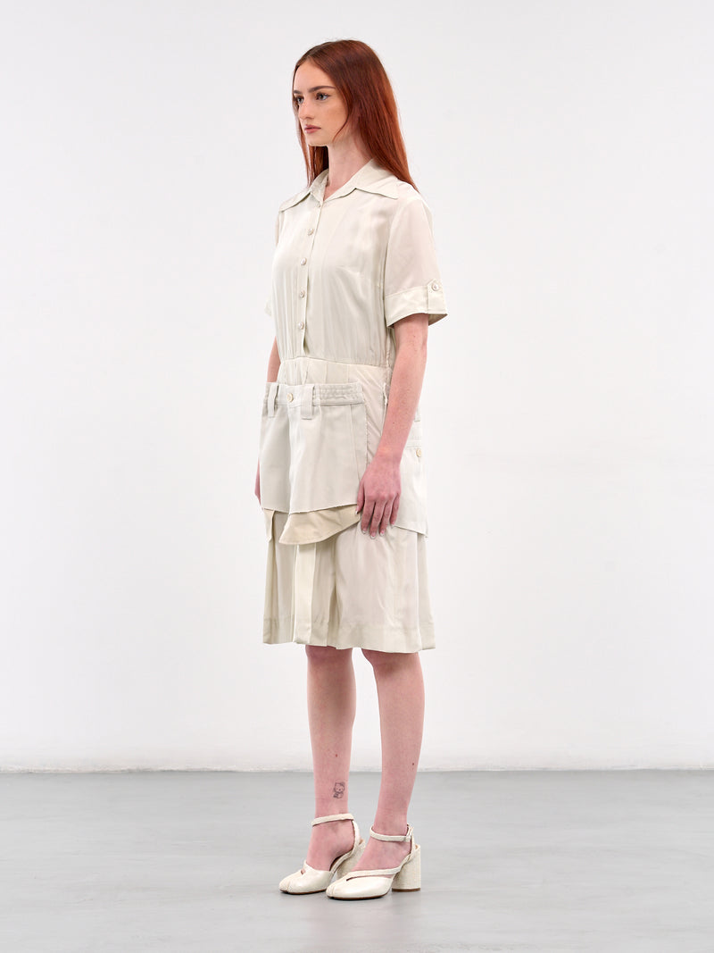 Deconstructed Mini Dress (S51DD0029-MTN060-LIGHT-GREY)