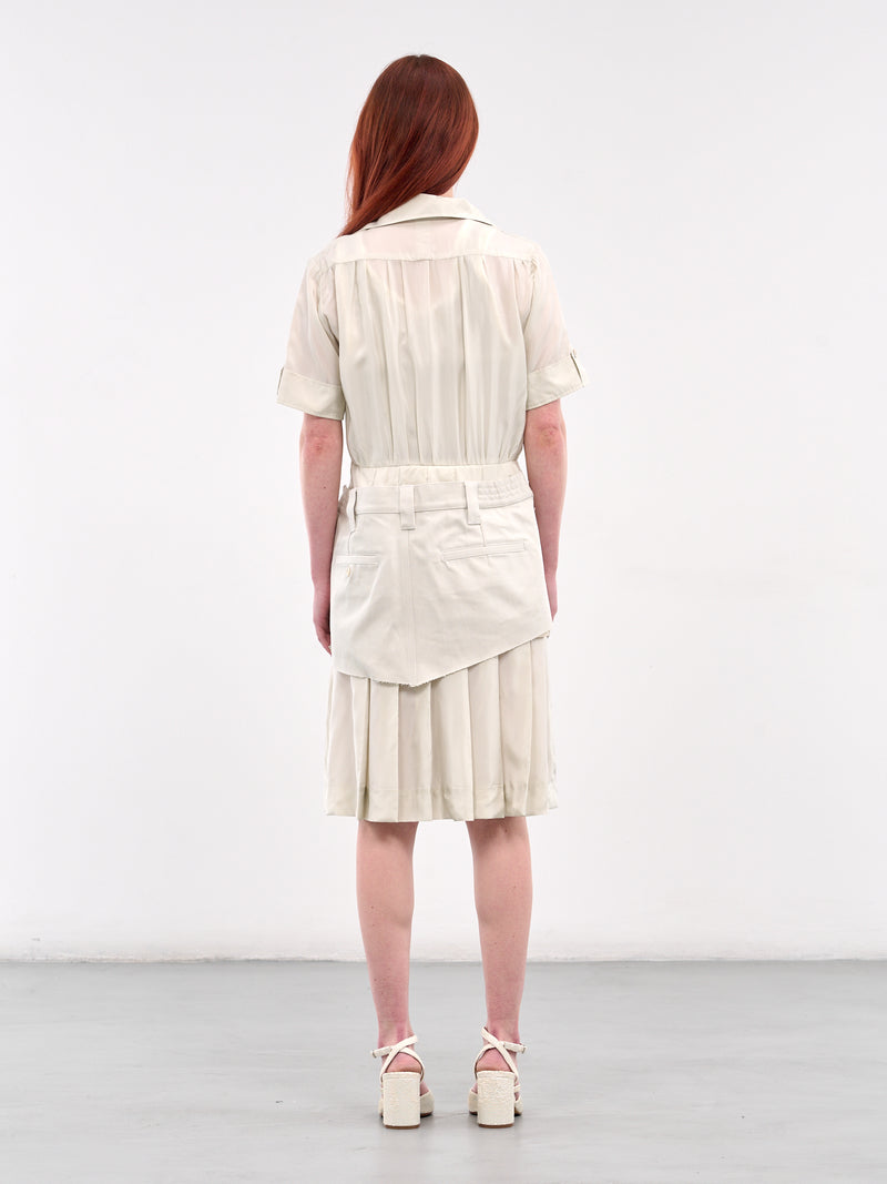 Deconstructed Mini Dress (S51DD0029-MTN060-LIGHT-GREY)