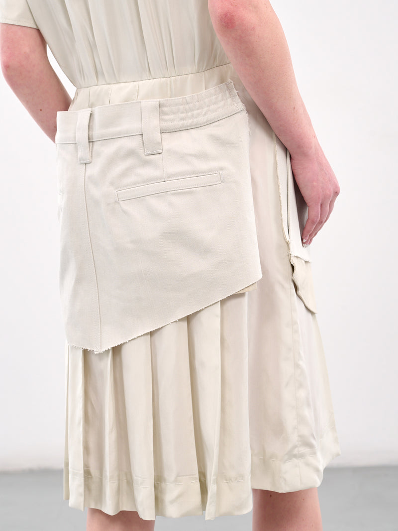 Deconstructed Mini Dress (S51DD0029-MTN060-LIGHT-GREY)