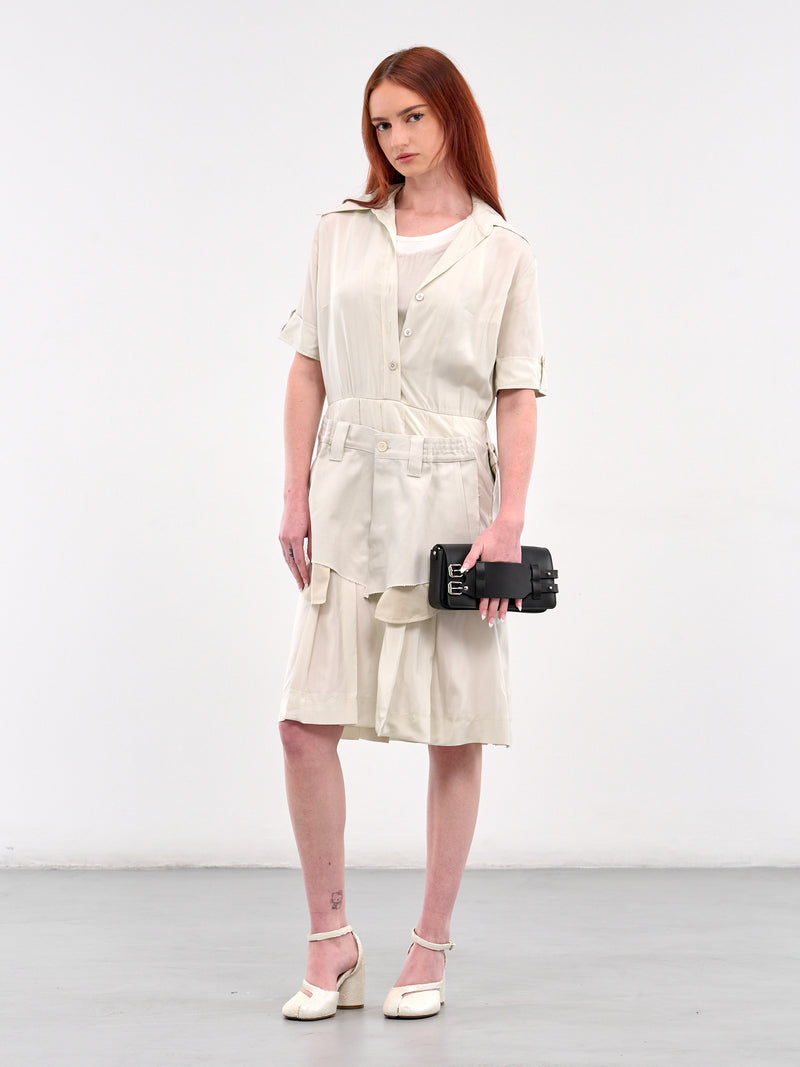 Deconstructed Mini Dress (S51DD0029-MTN060-LIGHT-GREY)