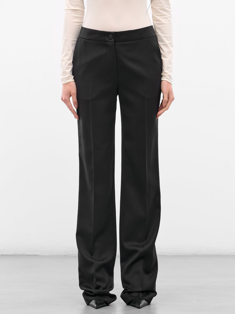 Satin Trousers (S51KA0569-S44579-BLACK)