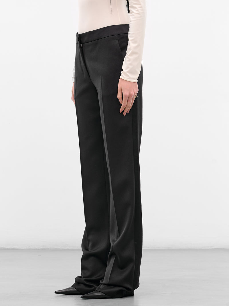 Satin Trousers (S51KA0569-S44579-BLACK)