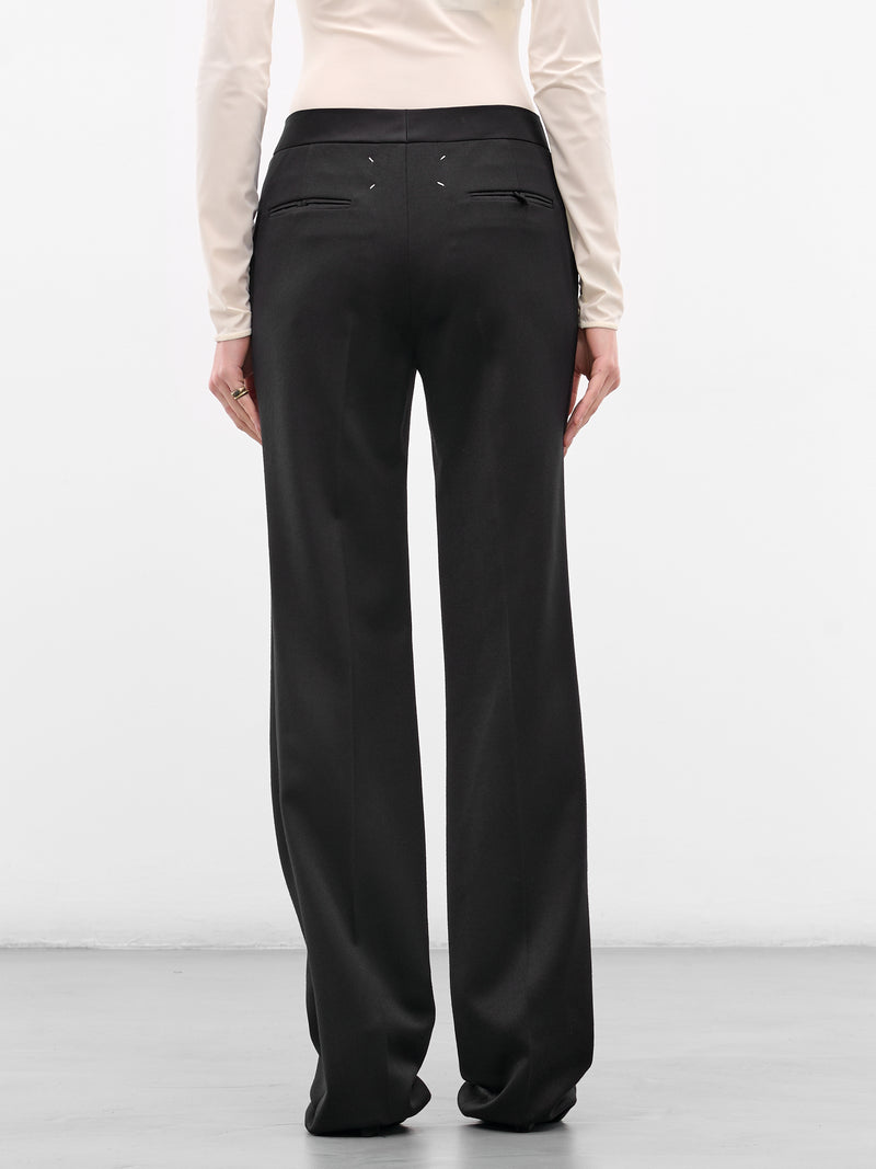 Satin Trousers (S51KA0569-S44579-BLACK)