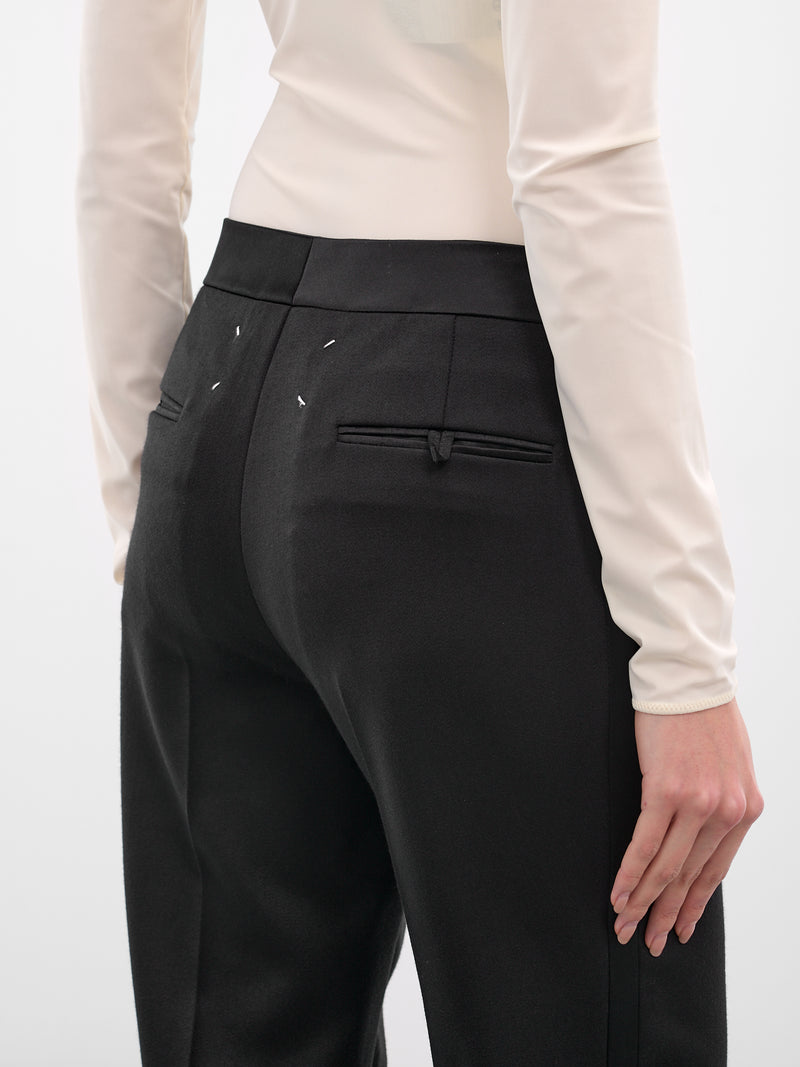 Satin Trousers (S51KA0569-S44579-BLACK)