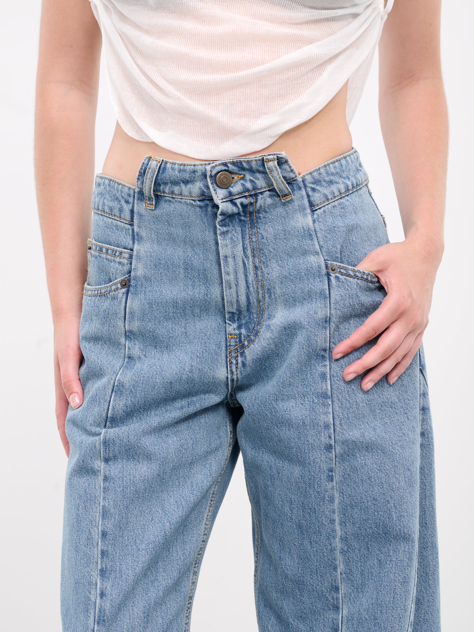 Deconstructed Jeans (S51LA0128-S30617-BLUE)