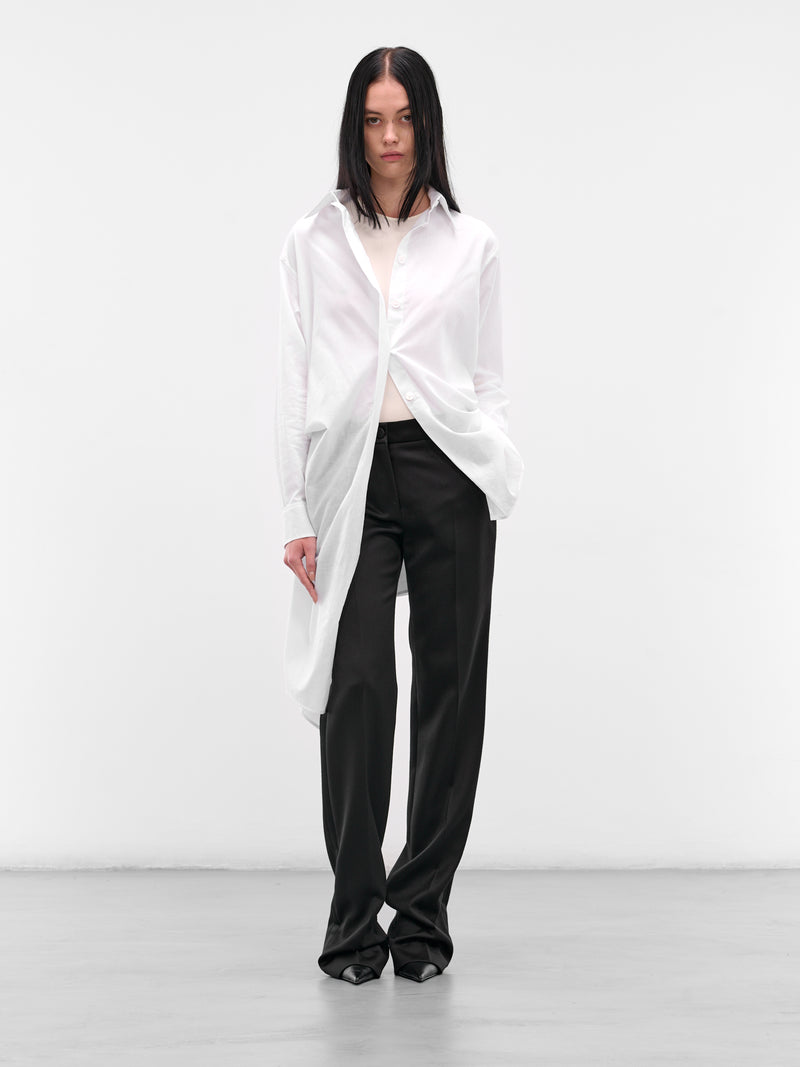 White Long Sleeve Technical Bodysuit (S51NA0056-S20518-102-OFF-WHITE)