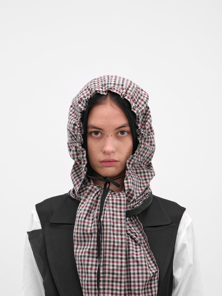ウィッグ・エクステ SCARF HAT (M) / Checked-Navy SCARF HAT (M) / Checked-Navy