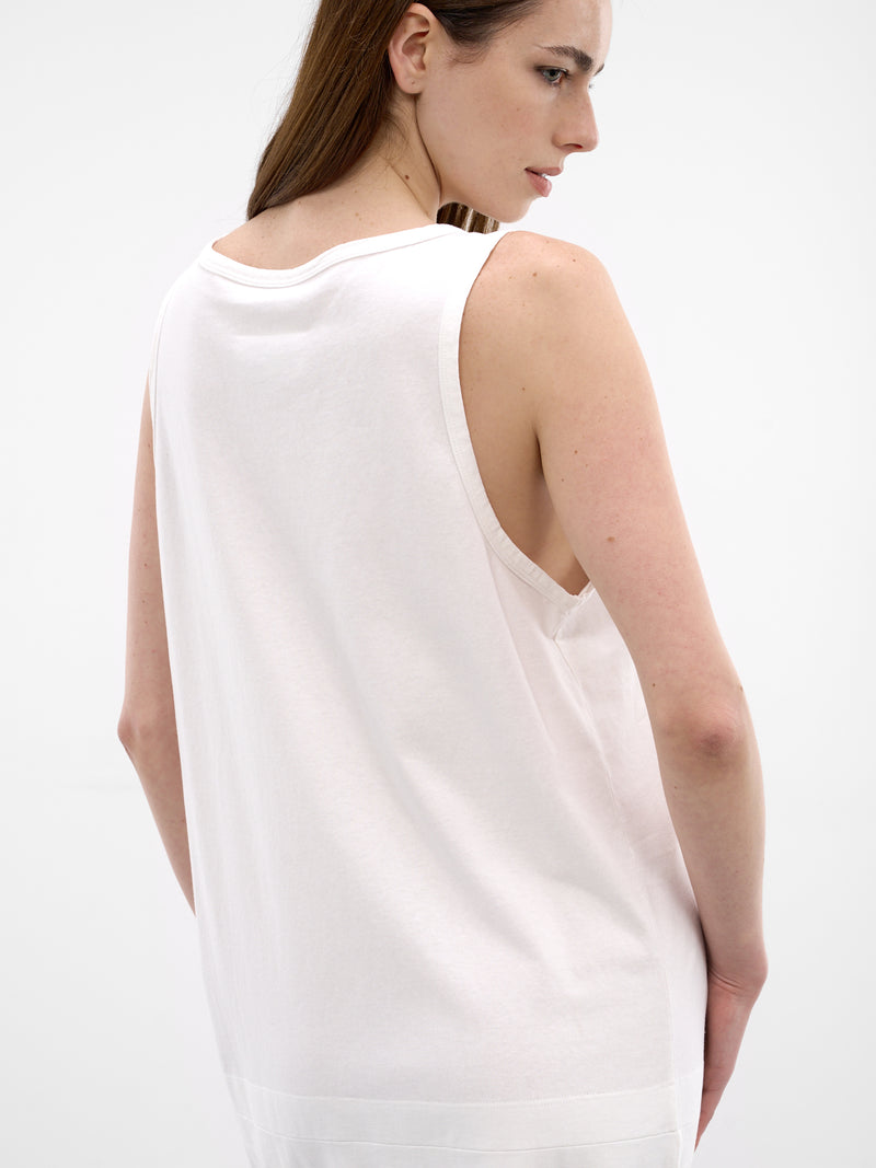 Deconstructed Tank Top Midi Dress (S52DD0076-M20050-OFF-WHITE)