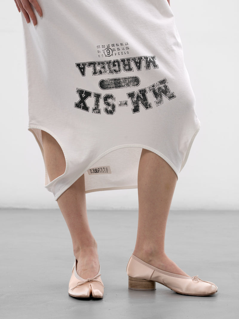 Deconstructed Tank Top Midi Dress (S52DD0076-M20050-OFF-WHITE)