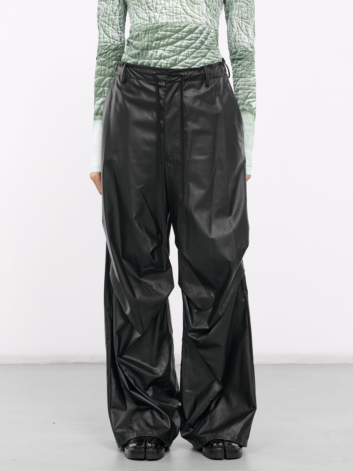 Faux Leather Trousers (S52KA0510-S53057-BLACK)