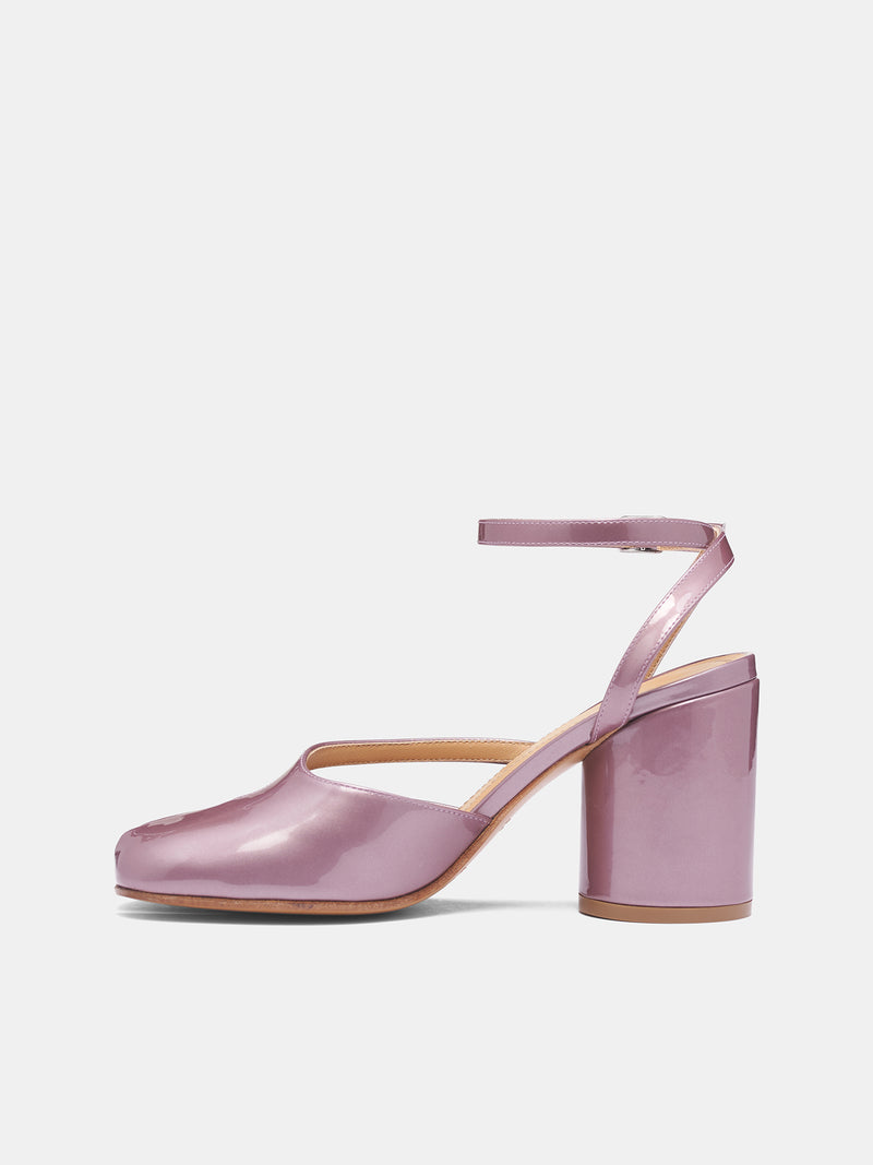 Dusty Pink Patent Tabi Pumps (S58WP0280-P7552-DUSTY-PINK)