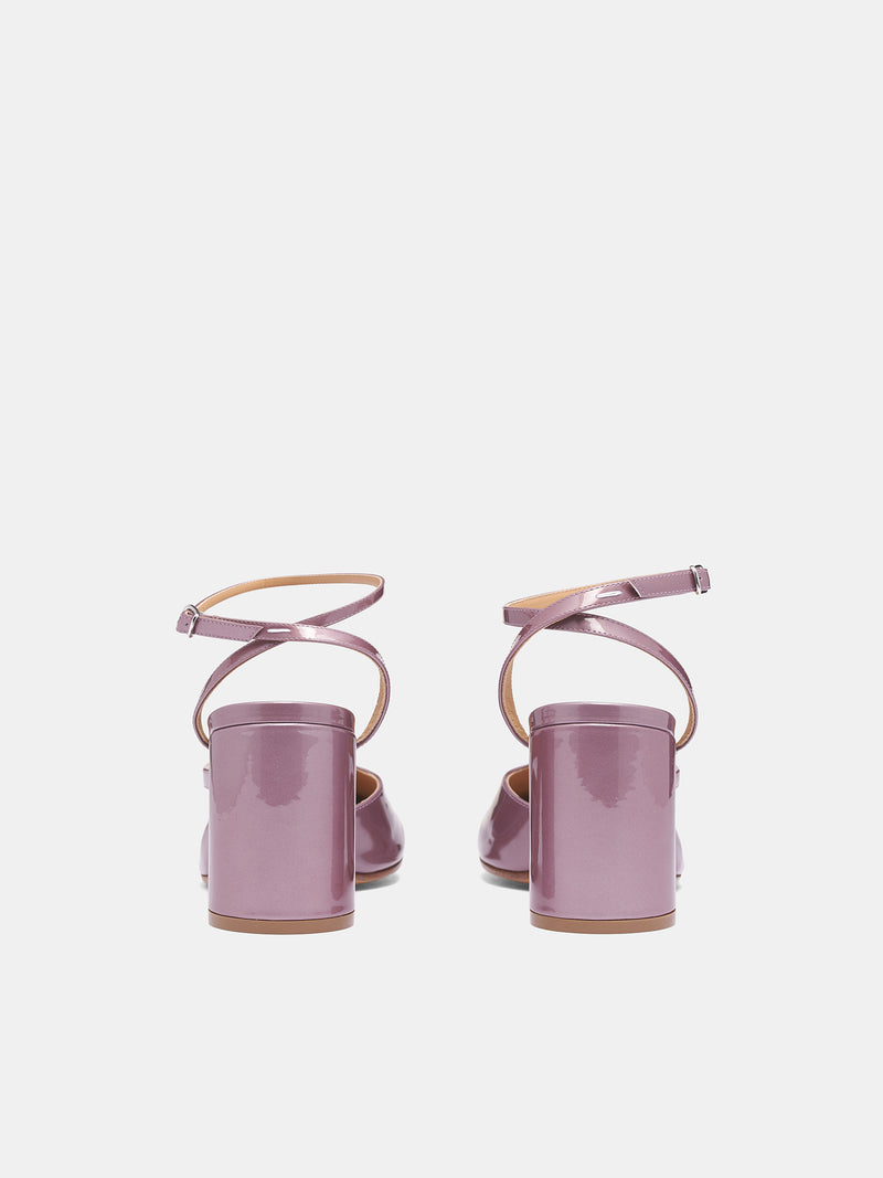 Dusty Pink Patent Tabi Pumps (S58WP0280-P7552-DUSTY-PINK)