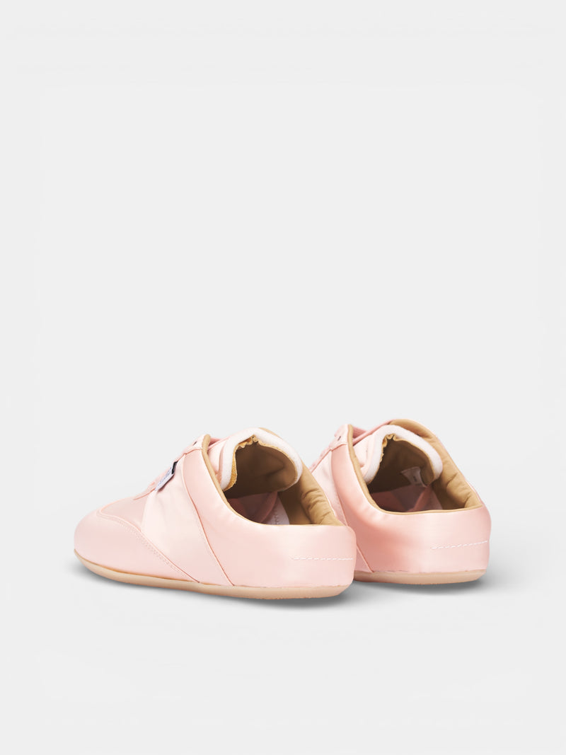 Rose Satin Factory Slip-On Sneakers (S59WS0246-P7559-T4111-ROSE-CLO)