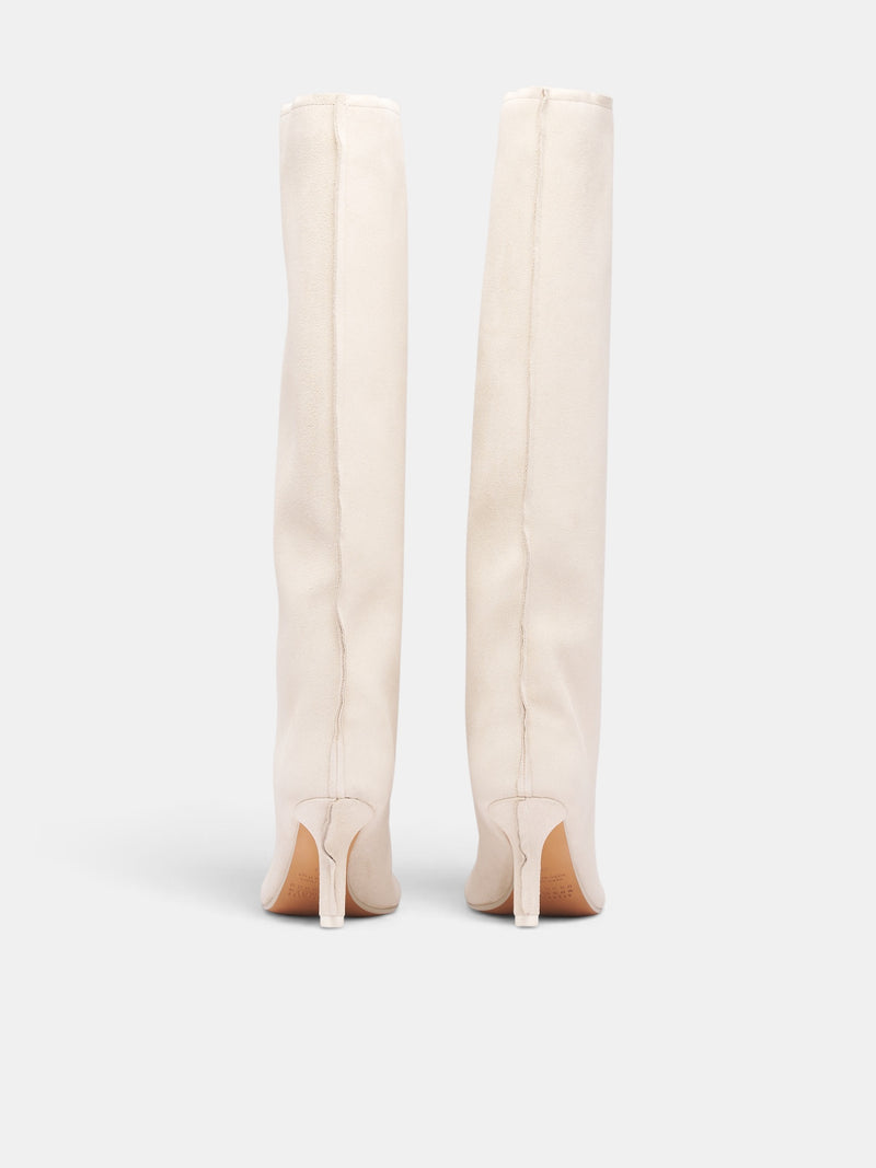 Tapioca Suede Anatomic Tube Boots (S59WW0123-P6385-TAPIOCA)