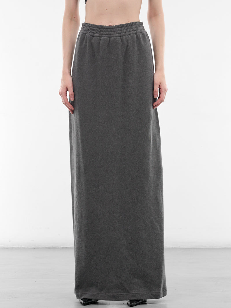 Gray Hybrid Tracksuit Pants Skirt (S6-M-8041-1500-GREY)