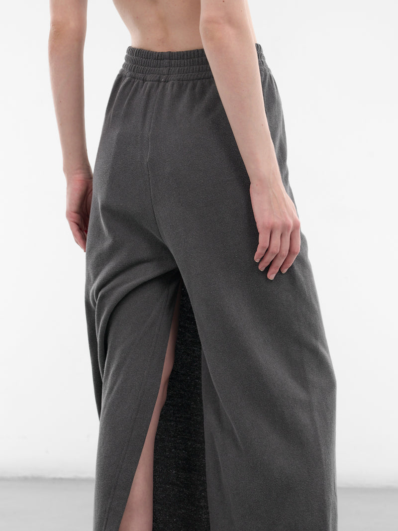 Gray Hybrid Tracksuit Pants Skirt (S6-M-8041-1500-GREY)
