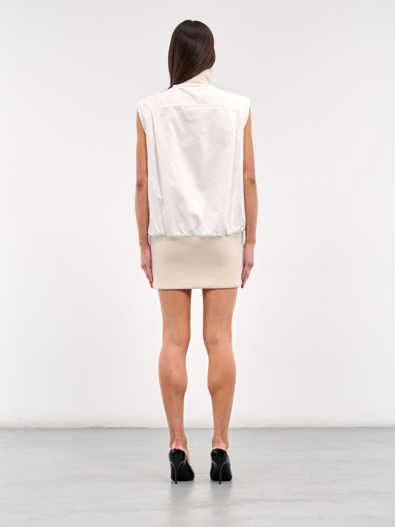 Cotton Utility Vest (S62FB0078-S78548-WHITE)