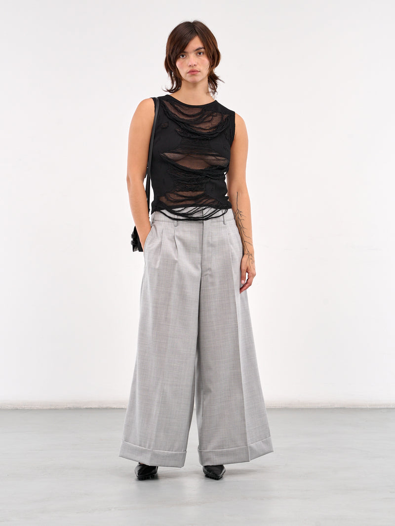 Ultra Wide Leg Trousers (GO-P006-TOP-GREY)