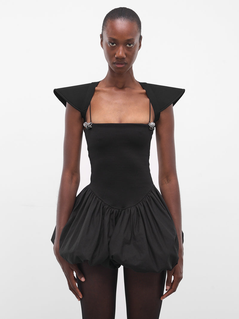 Black Lycra Jersey Bolero (S62TH0048-S20518-BLACK)