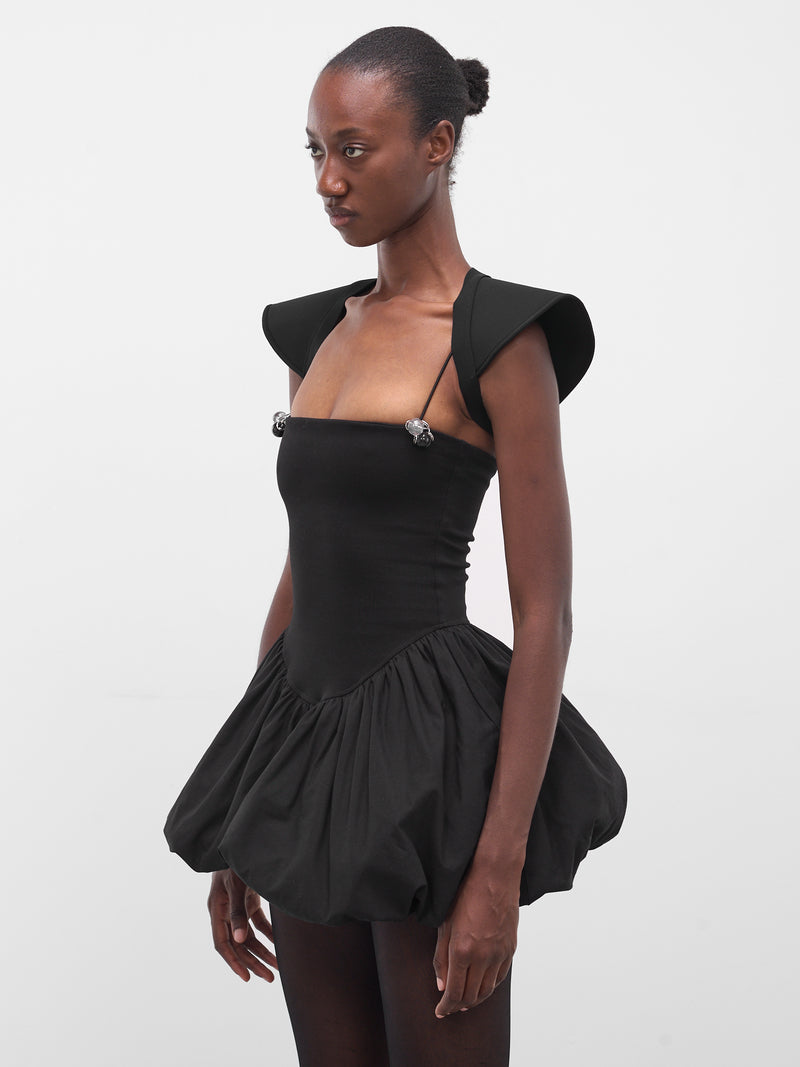 Black Lycra Jersey Bolero (S62TH0048-S20518-BLACK)