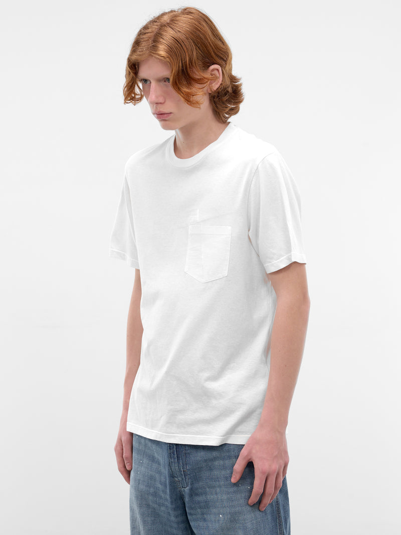 White Tape Overlay Tee (S67GC0048-S24575-WHITE)