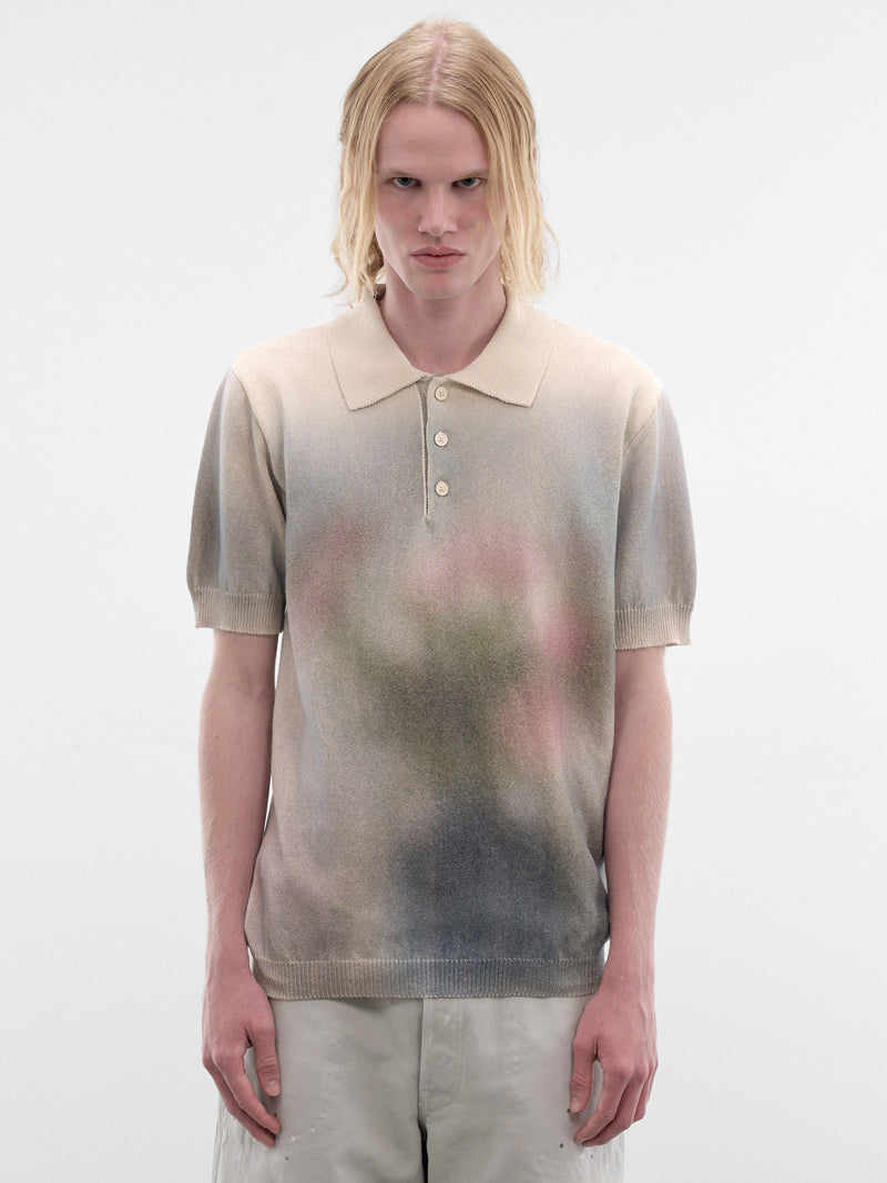 Gradient Knit Polo Sweater (S67GL0026-M13252-103S-MULTI)