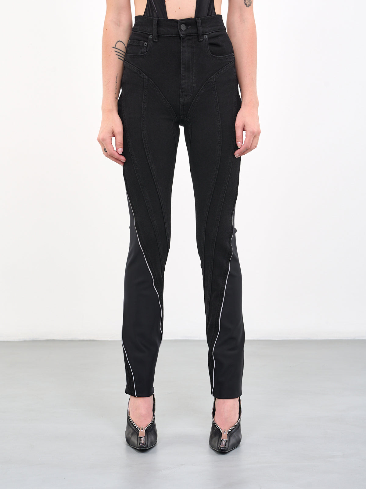 MUGLER Spiral Jeans | H.Lorenzo - front