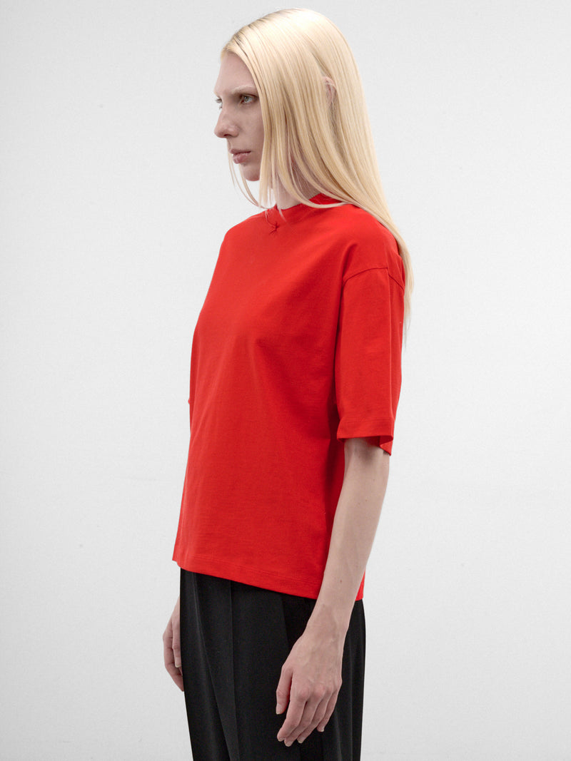 Red Cotton Lingerie Tee (S7-M-3047-2000-RED)