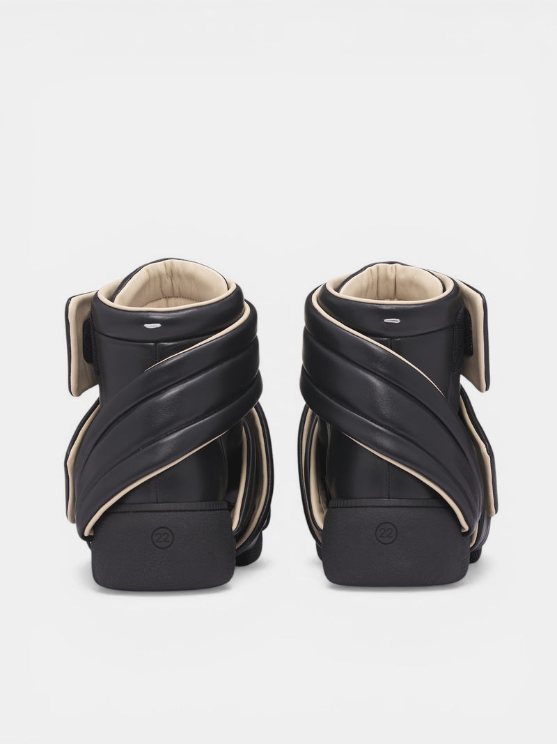 Black Leather Future Show Sneakers (S97WS0094-P7688-T8013-BLACK)