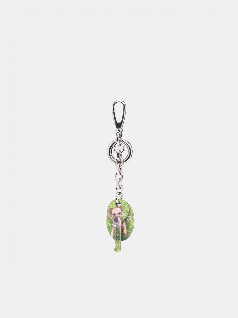 Dog Print Keychain (SA1UA0022-P8834-H7161-SILVER)