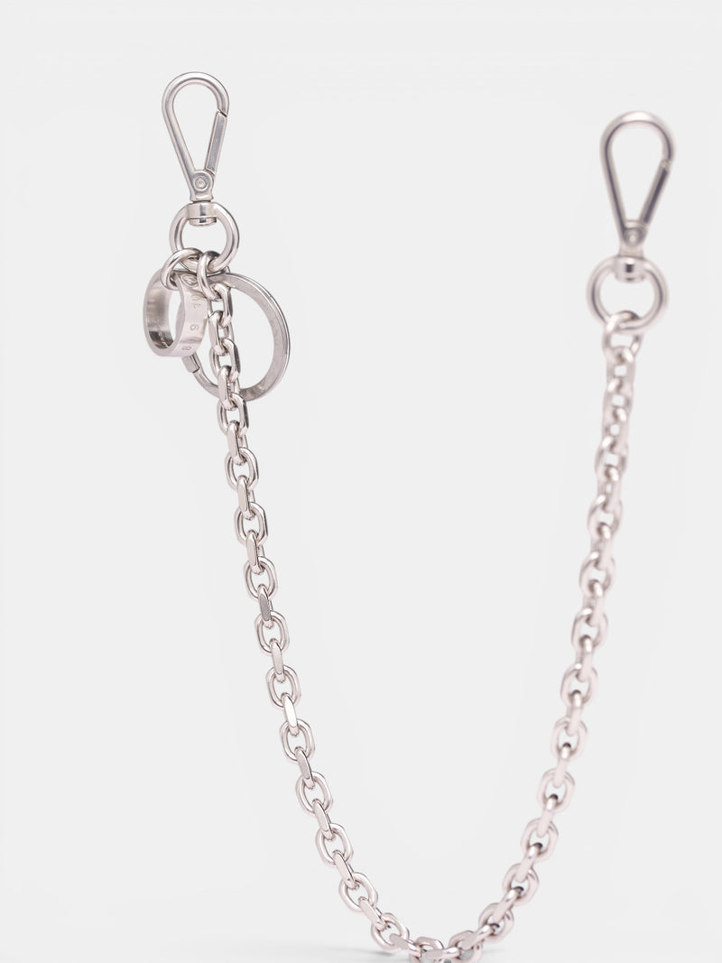Silver Numeric Bag Chain (SA1UA0028-P9261-121SILVER)