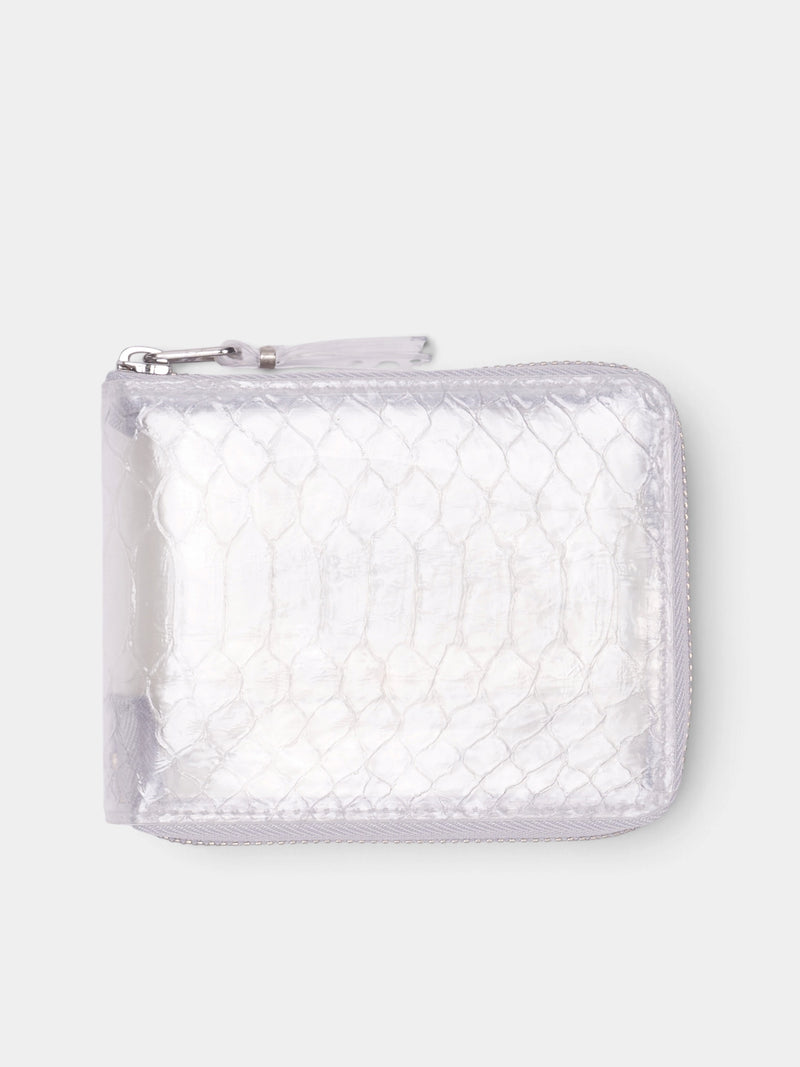 Transparent Snake Vegan Leather Wallet (SA3100ST-SNAKE-TRANSPARENT)
