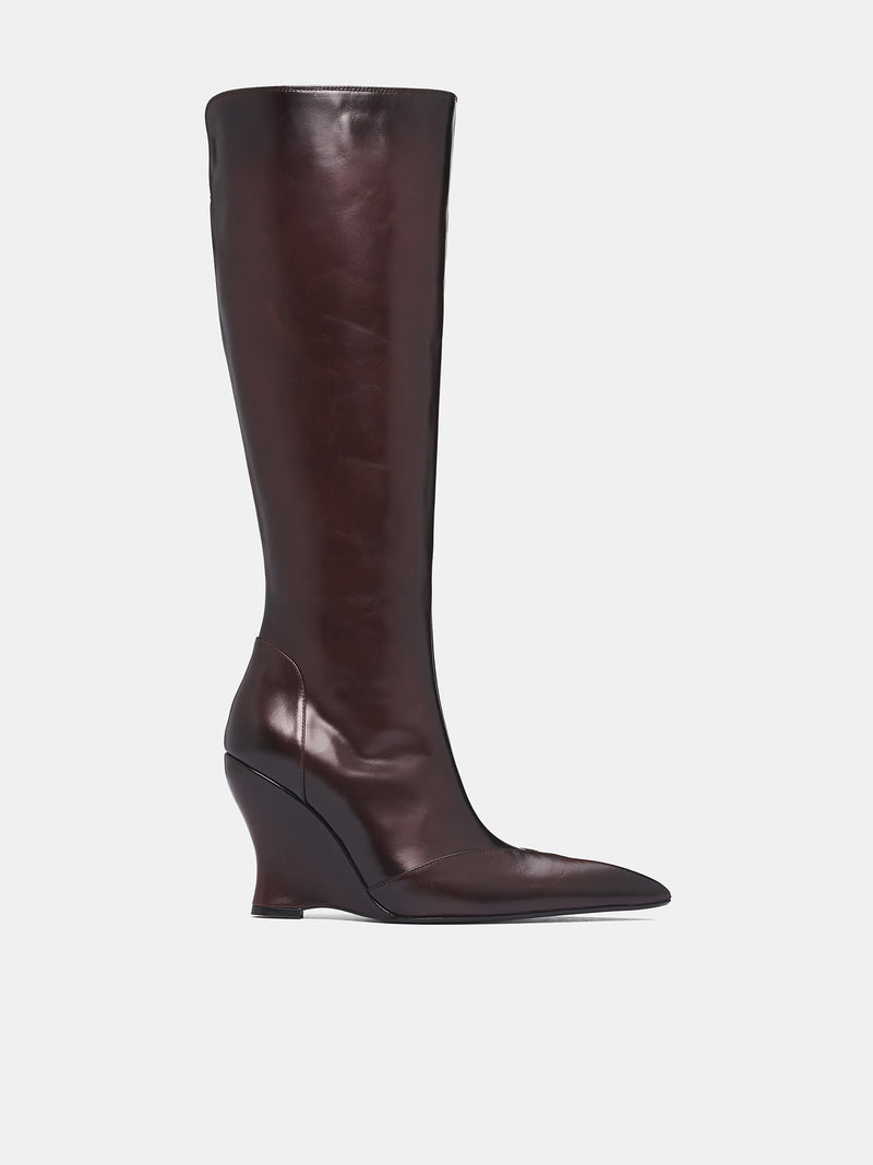 Brown Calf-High Leather Sabaton Boots (SABBOES-ESPRESSO)