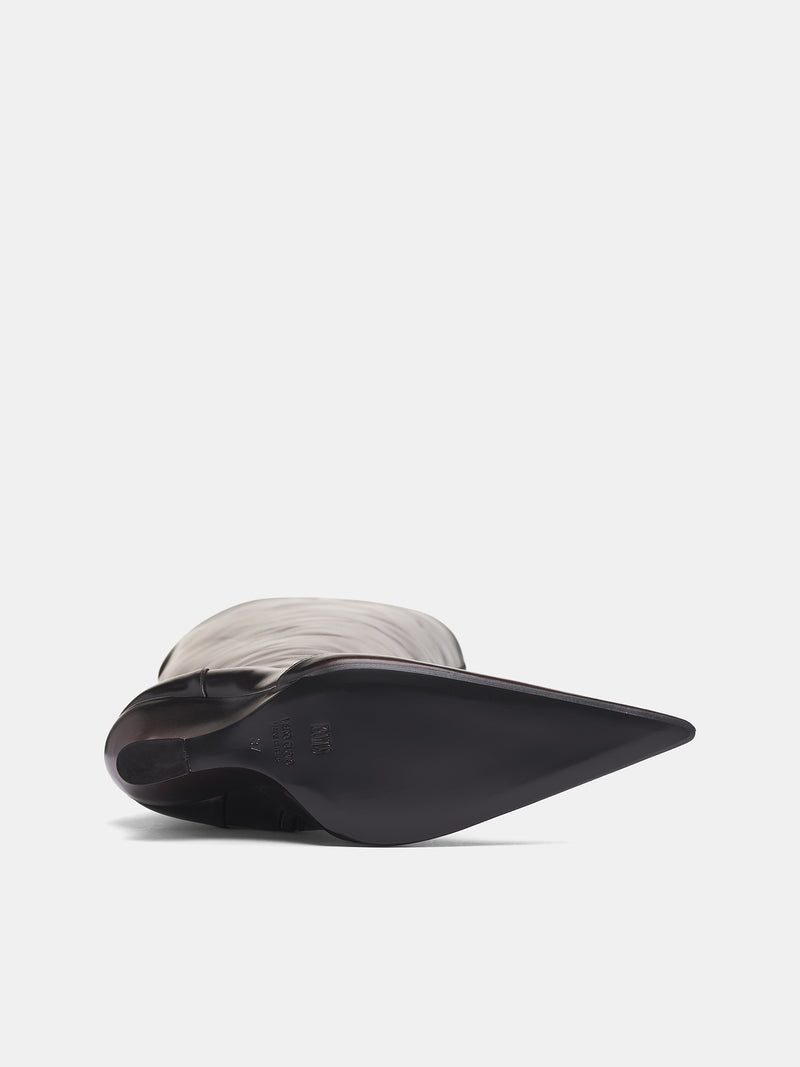 Brown Calf-High Leather Sabaton Boots (SABBOES-ESPRESSO)