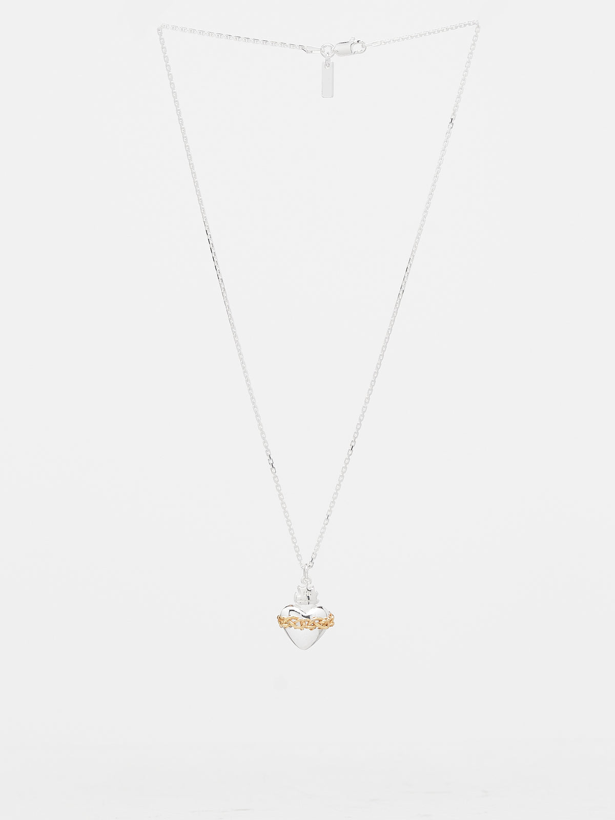 Sacred Heart Necklace (SACRED-HEART-STERLING-SILVER-G)