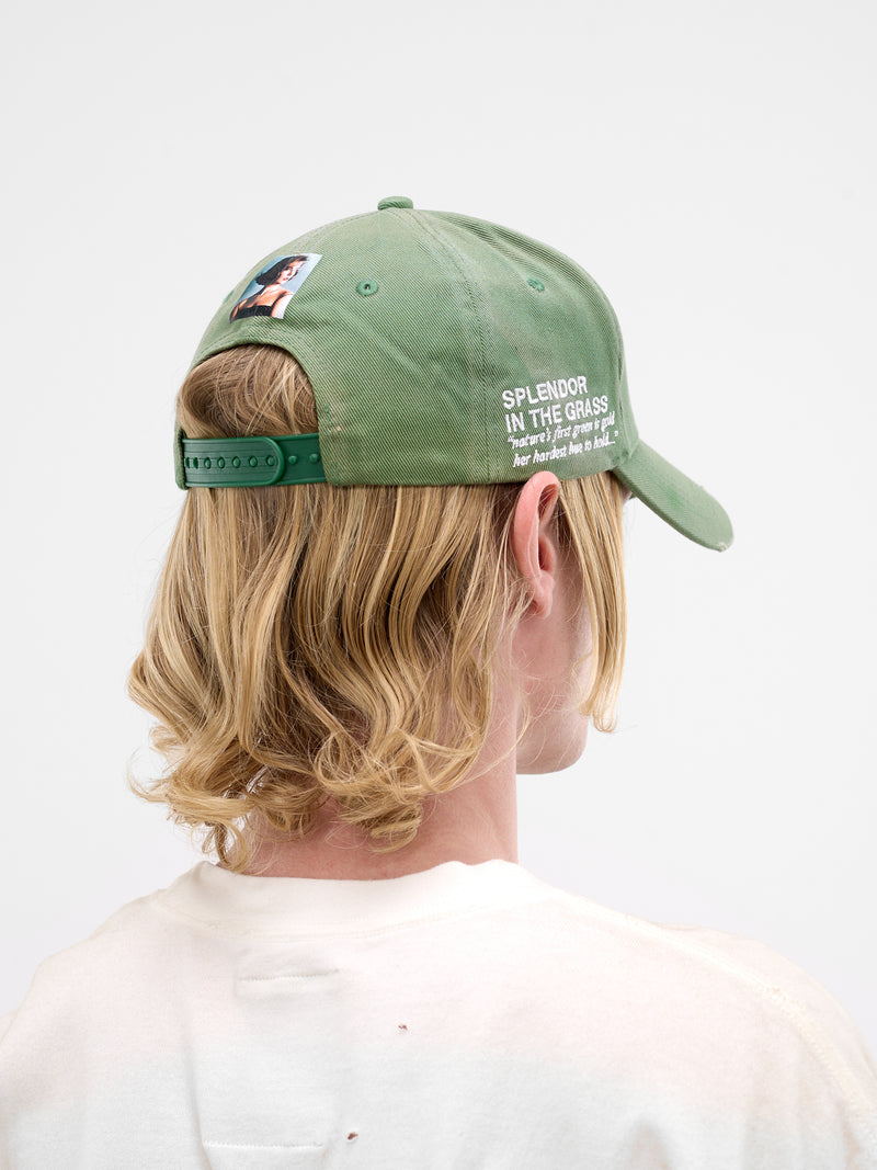 Saint Natalie Wood Embroidered Hat (SAINT-NATALIE-WOOD-PAINT-GREEN)