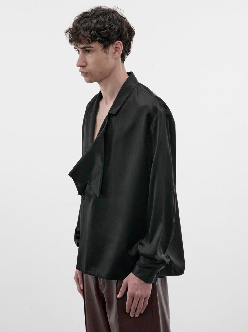 Sastre Black Silk Shirt (SASTRE-SHIRT-SILK-BLACK)