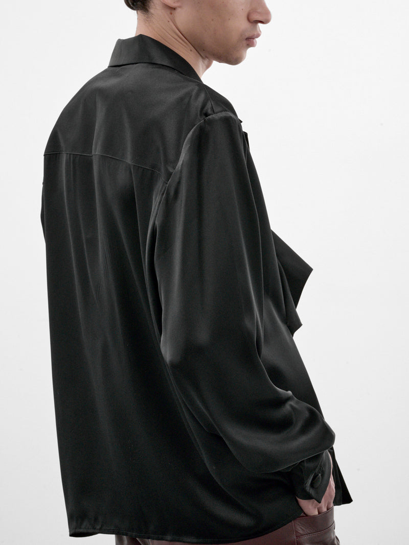 Sastre Black Silk Shirt (SASTRE-SHIRT-SILK-BLACK)
