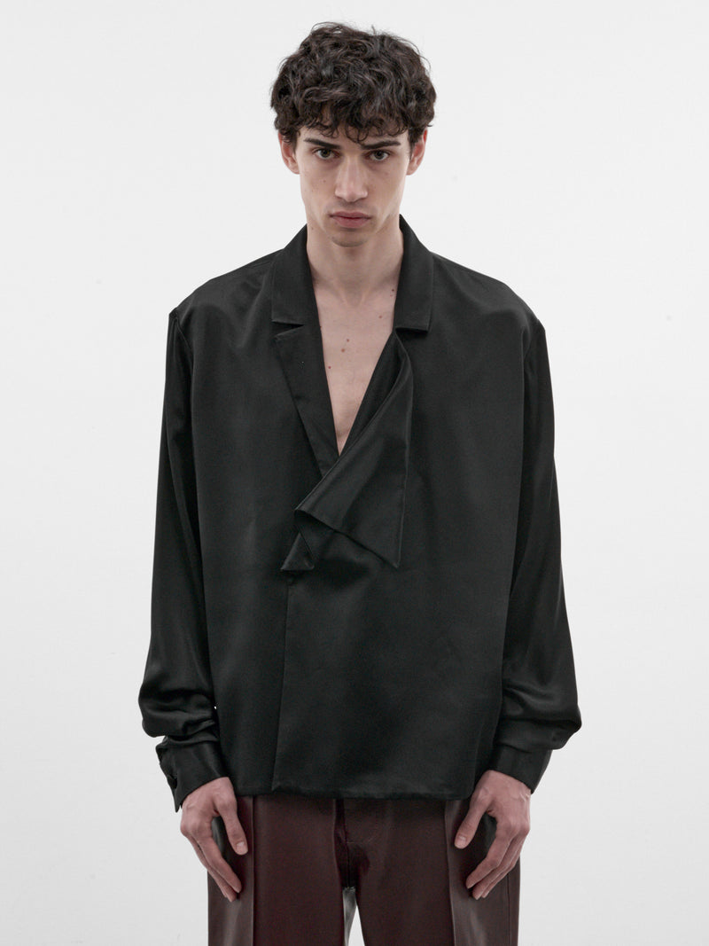 Sastre Black Silk Shirt (SASTRE-SHIRT-SILK-BLACK)