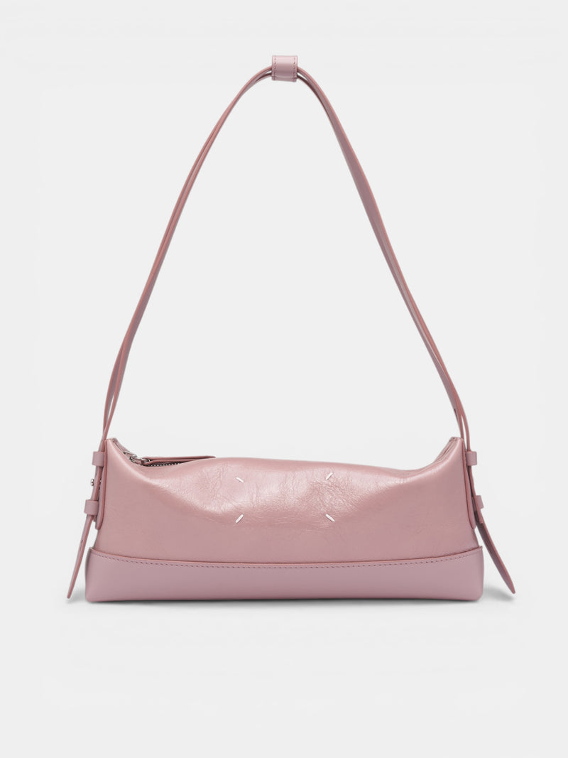 Pink Leather Belt Shoulder Bag (SB1ZH0006-P8830-HB332-PINK)