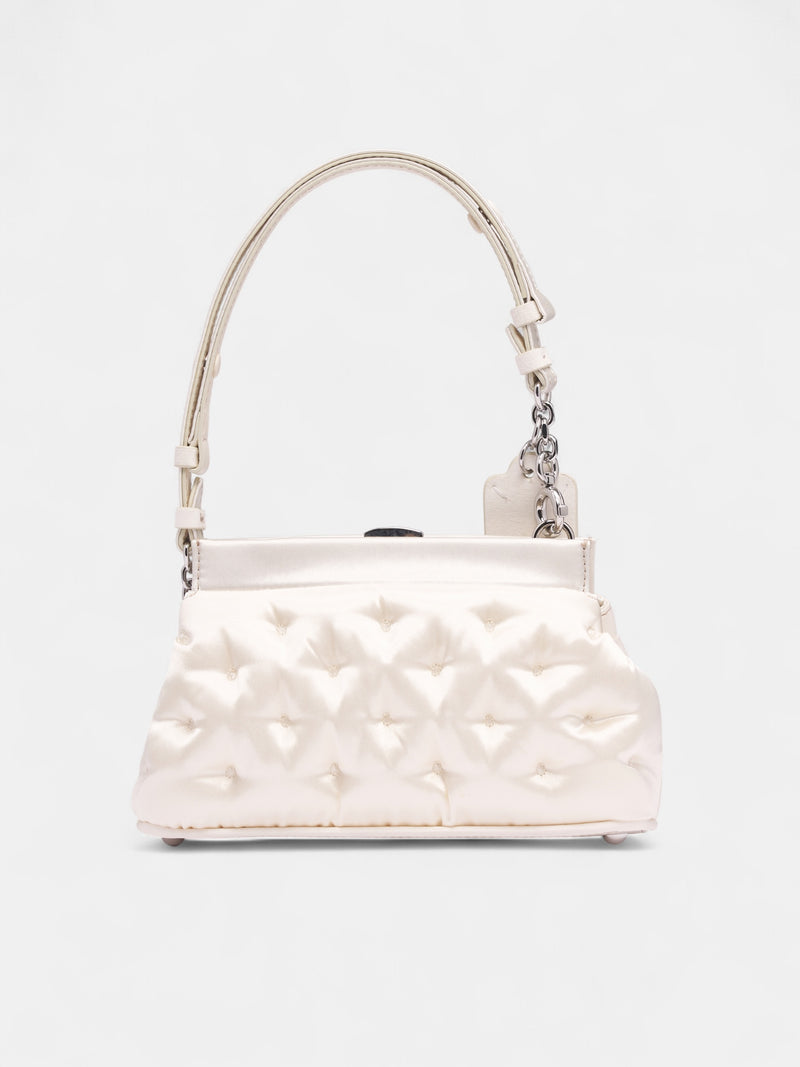 Glam Slam Embroidery Clutch Bag (SB2WD0093-P8573-T2354-WHITE)