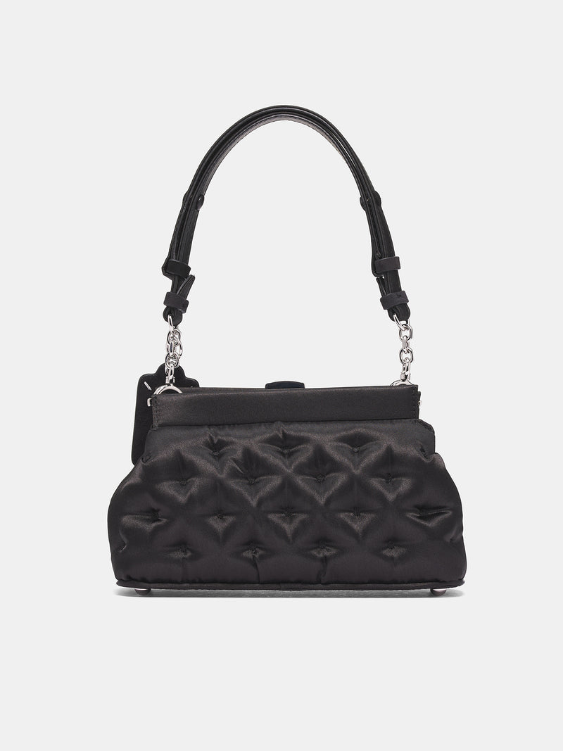 Black Satin Glam Slam Bag (SB2WD0093-P8573-T8013-BLACK)