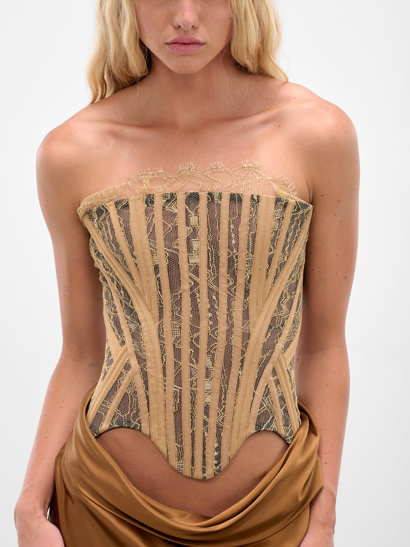 SALIH BALTA Corset Draped Gown | H.Lorenzo - detail 1