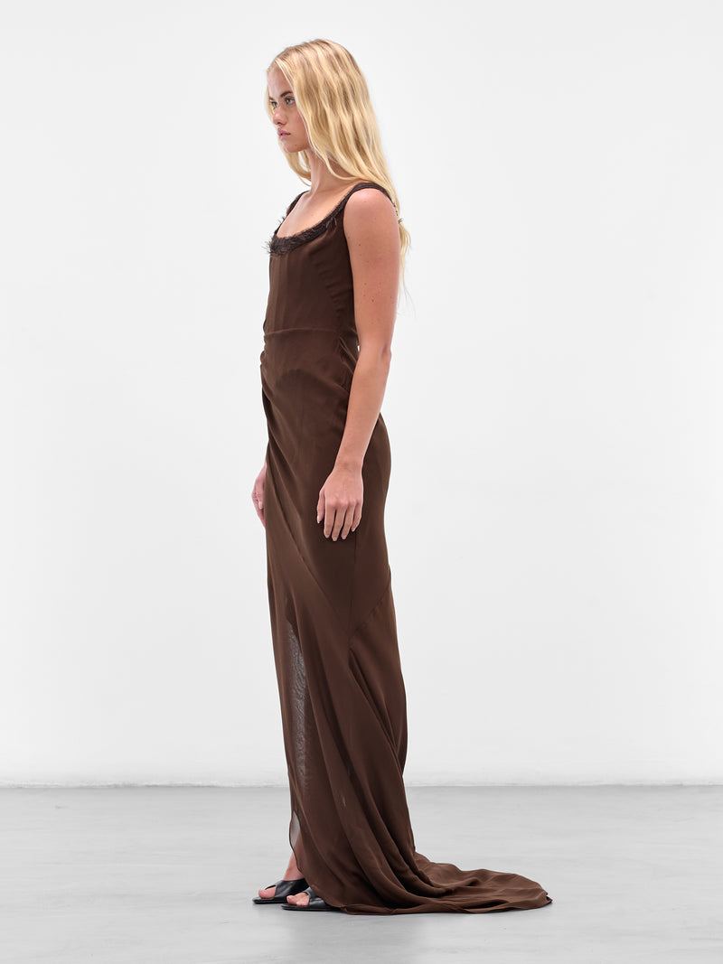 SALIH BALTA Gathered Draping Gown | H.Lorenzo - side