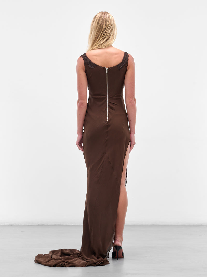 SALIH BALTA Gathered Draping Gown | H.Lorenzo - back