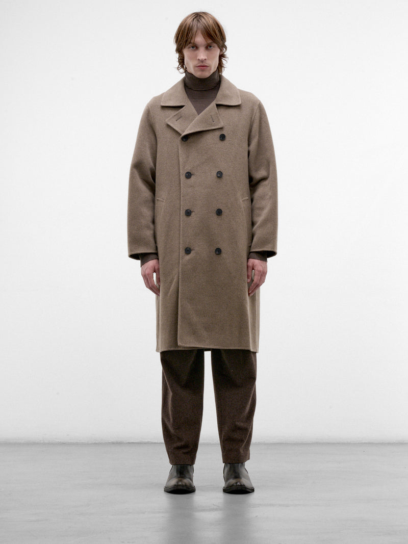 Mocha Cashmere Melton Coat (SCAGLW6310-MOCHA)