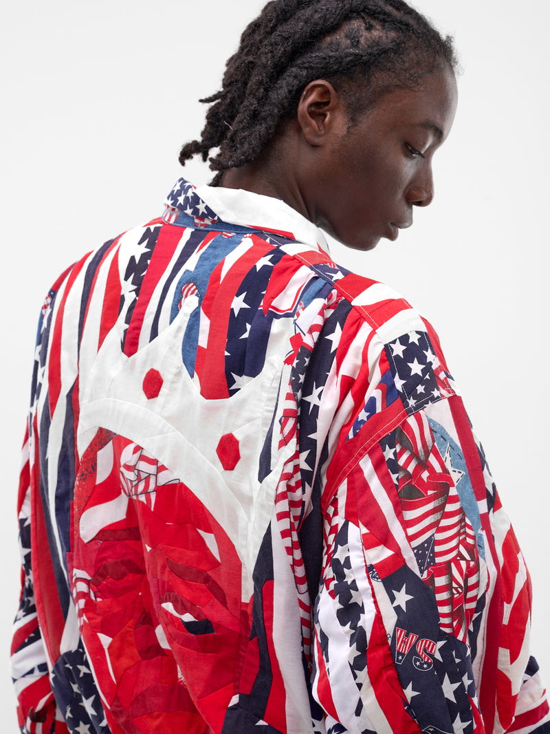 American Patchwork Notorious B.I.G. Jacket (SH-SV-NRS-1008-MULTI)