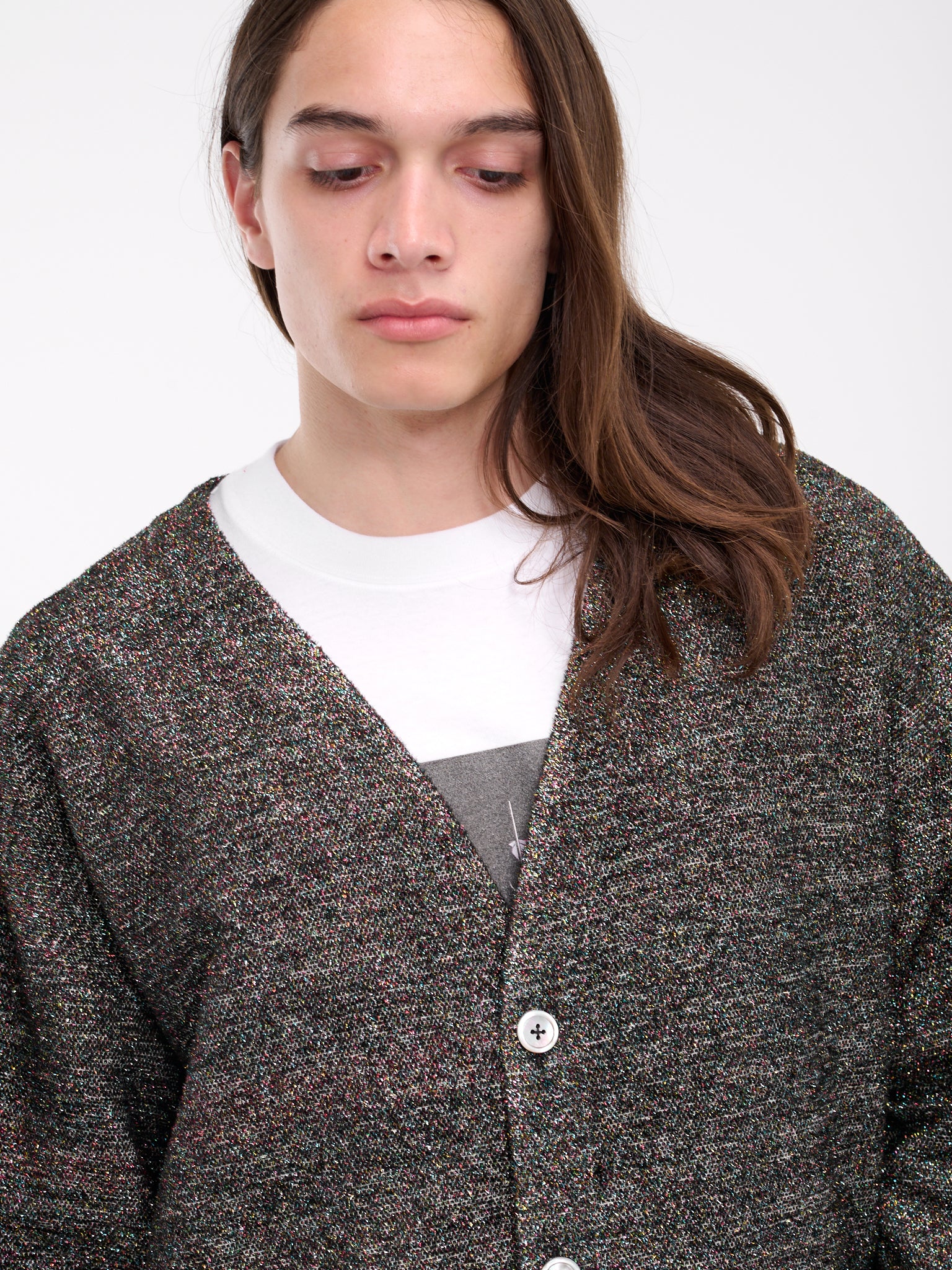 Tweed Knit Cardigan (SH-SV-NYS-1007-BLACK)