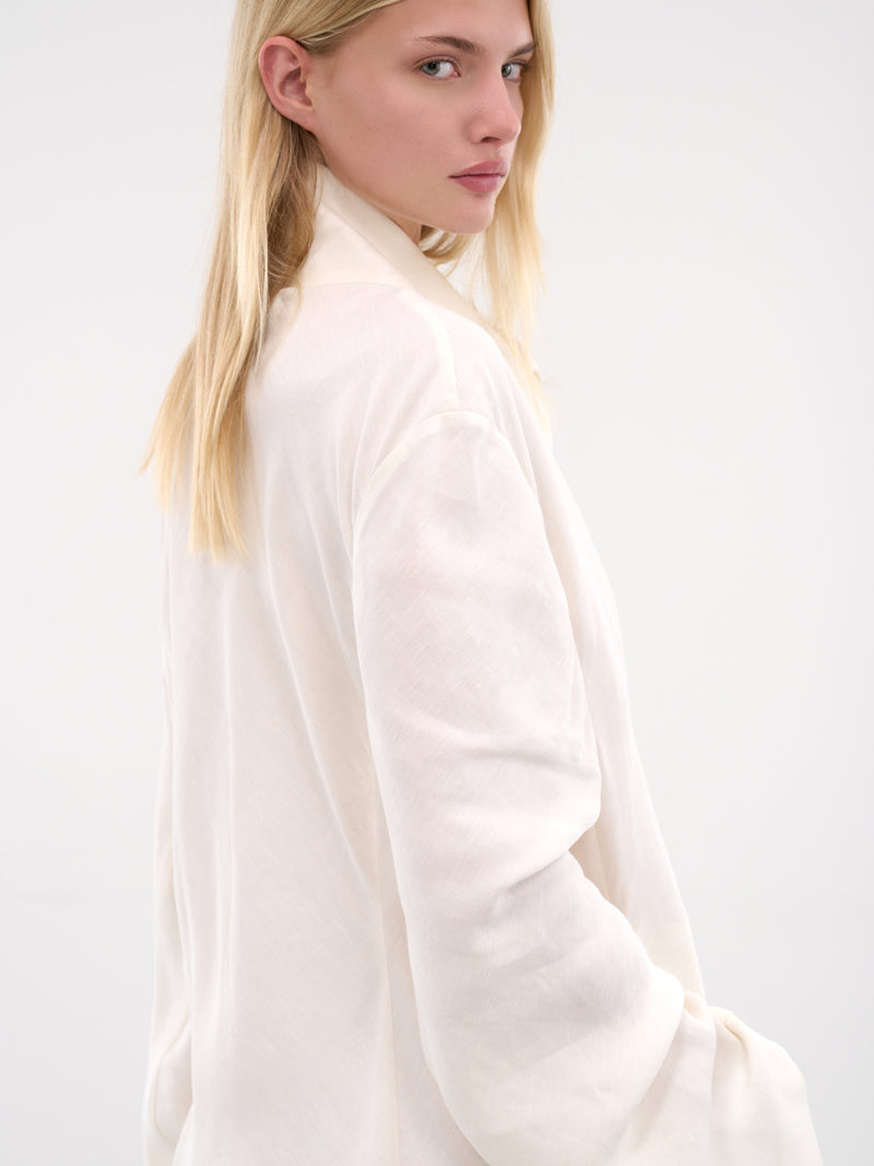 White Ernesto Maxi Shirt Dress (SH05WH-ERNESTO-WHITE)