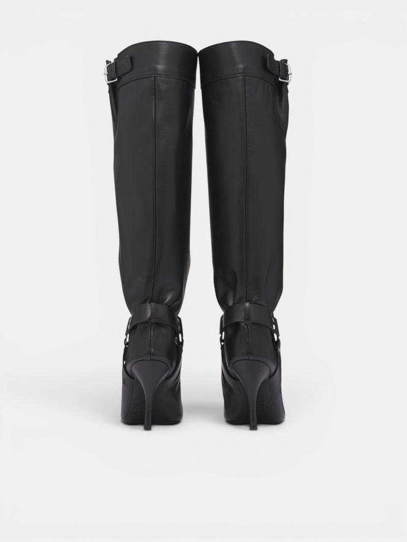 August Barron Leather Unzipped Boots | H.Lorenzo - back